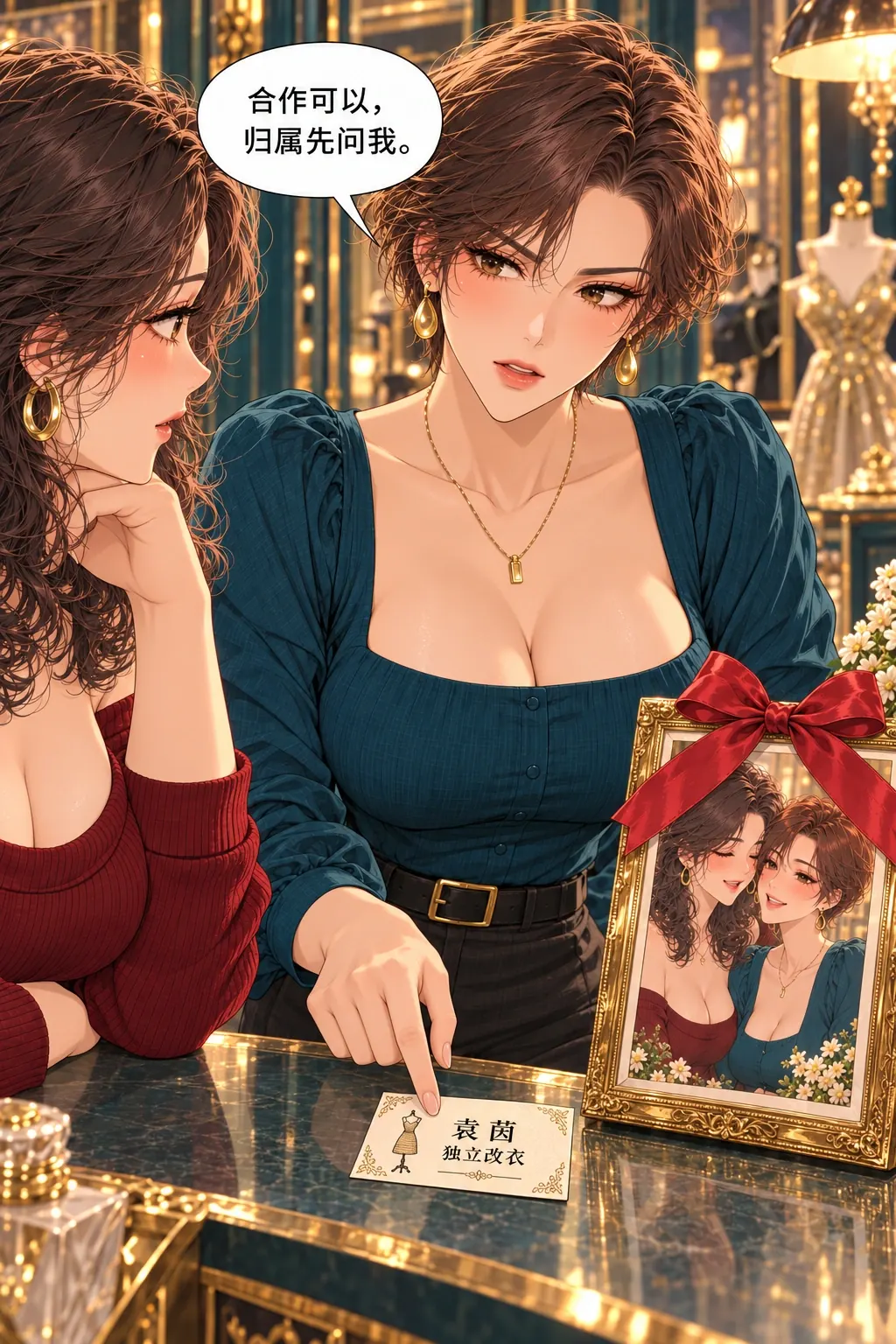 照片我没说不要漫画画面：袁茵说清合作边界