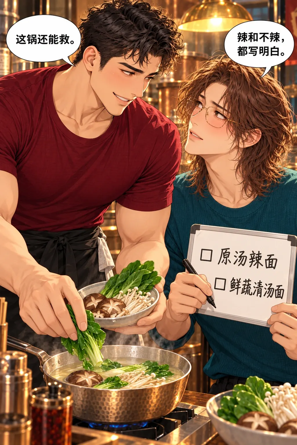 这碗不必逞强漫画画面：把失败汤做成真实选项