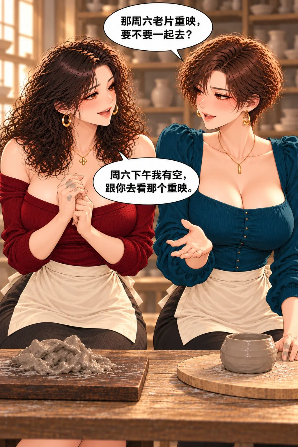 谁先约漫画画面:《谁先约》第10格:袁茵不借胜者身份施压,真正问电影邀约,唐栀明确接受。