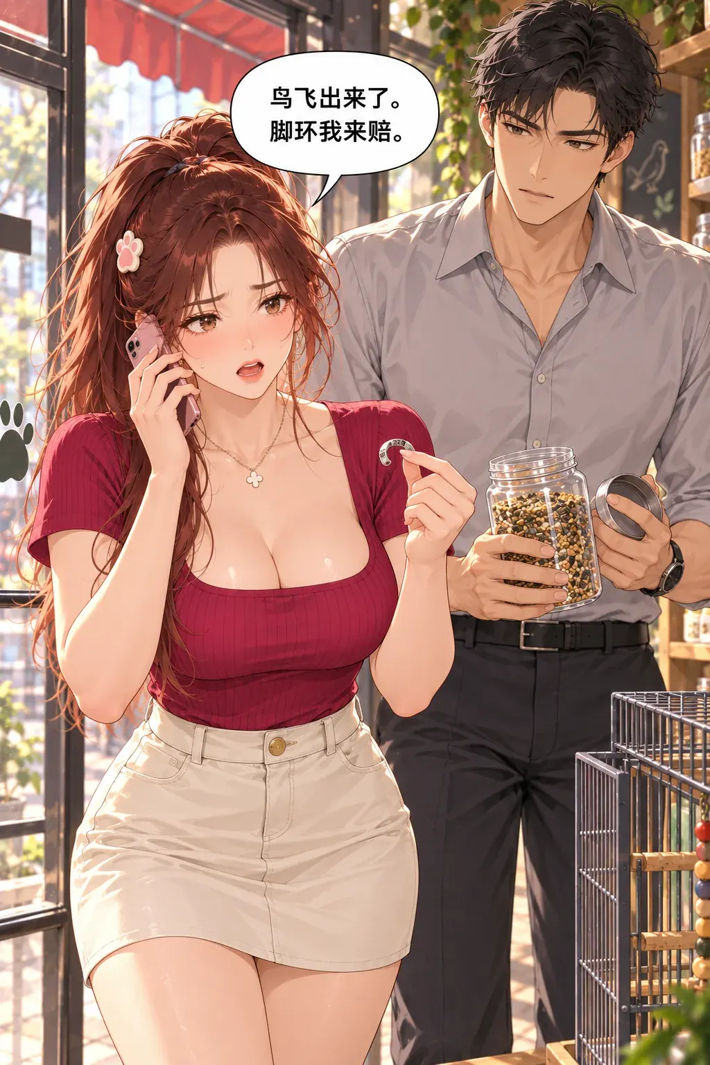 别扑，它会飞漫画画面：《别扑，它会飞》：她先承担责任而非处理八卦