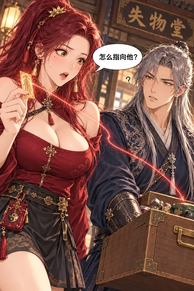 红线追着谁漫画封面
